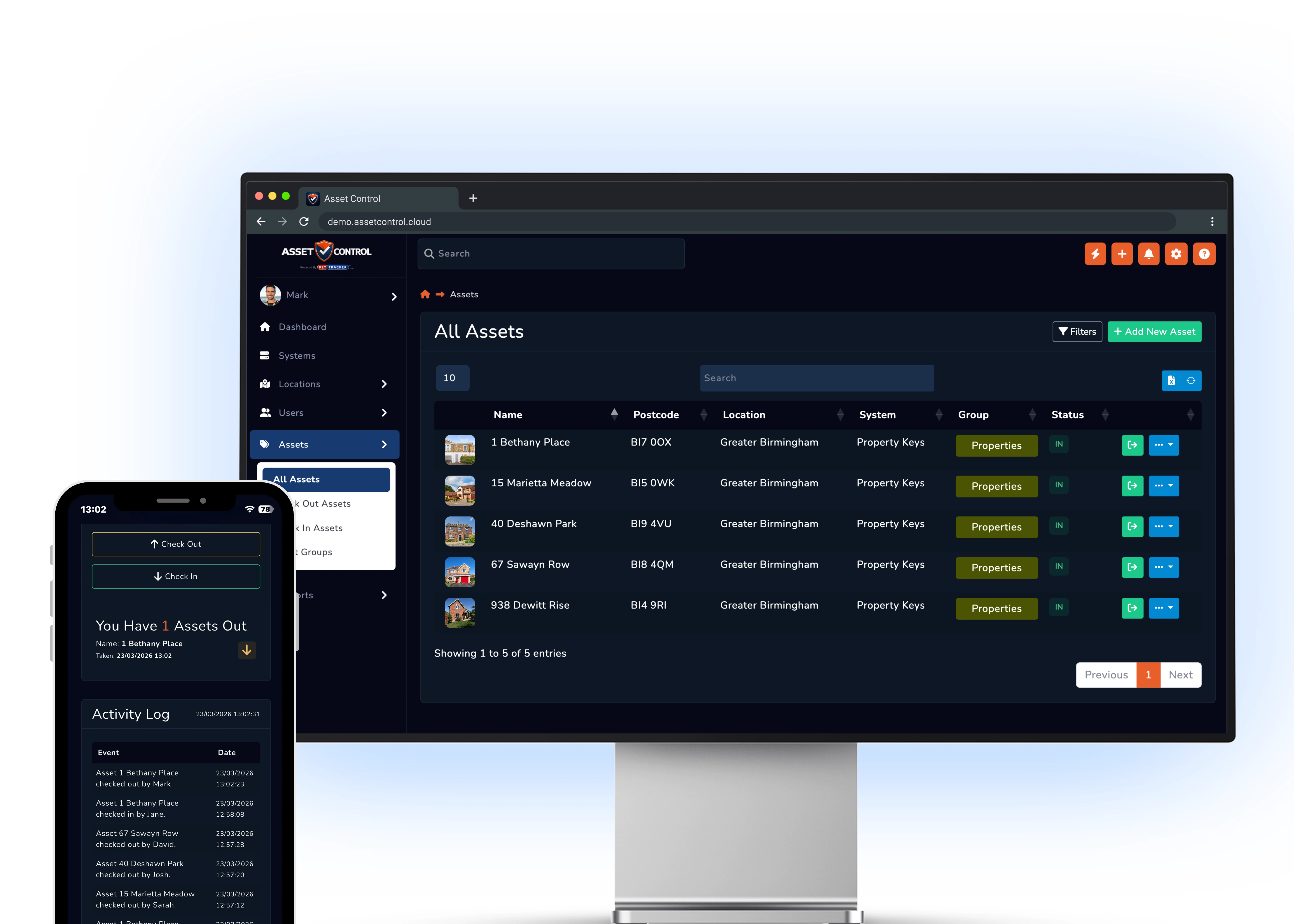 Security key tracking platform preview